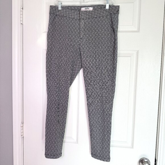 BEBOP | Tweed Pants | Black/White | Rayon Blend | Size 11 - Picture 1 of 16
